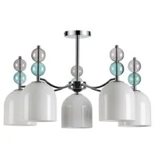 Lumion 44940; 5235/5C Люстра потолочная MODERNI LN23 101 хром E27 5*40W 220V GILLIAN