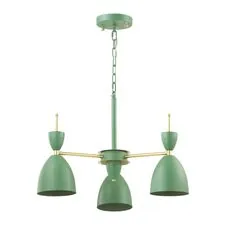 Lumion 40583; 3785/3 Люстра MODERNI LN19 274 зеленый, золото E27 3*60W 220V GEMMA