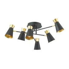 Lumion 40560; 3790/6C Люстра потолочная LOFTI LN19 матовый черный, золотой E14 6*40W 220V LIAM
