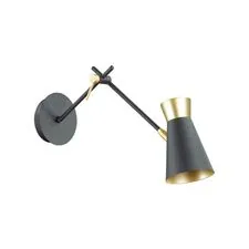 Lumion 40557; 3790/1W Бра LOFTI LN19 матовый черный, золотой E14 1*40W 220V LIAM