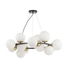 Lumion 46795; 6508/14 Люстра MODERNI LN23 105 чёрный, белый, бронза E14 14*40W 220V MELONA