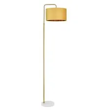 Lumion 47742; 8072/1F Торшер NEOCLASSI LN25 366 золото/желтый, металл/камень/текстиль E27 1*60W 220V VELVETA