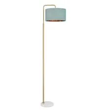 Lumion 47744; 8074/1F Торшер NEOCLASSI LN25 366 золото/зеленый, металл/камень/текстиль E27 1*60W 220V AVIOLA