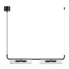 Lumion 47499; 6561/4 Подвес SUSPENTIONI LN25 241 черный/прозрачный/металл/стекло G9 4*20W 220V TORONTO