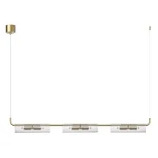 Lumion 47500; 6560/6 Подвес SUSPENTIONI LN25 239 золотой/прозрачный/металл/стекло G9 6*20W 220V TORONTO