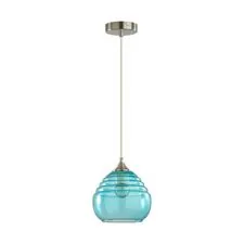 Lumion 45468; 5287/1 Подвес SUSPENTIONI LN23 никель, голубой E27 1*40W 220V LESTER