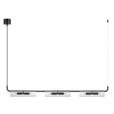 Lumion 47501; 6561/6 Подвес SUSPENTIONI LN25 241 черный/прозрачный/металл/стекло G9 6*20W 220V TORONTO