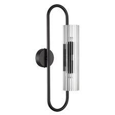 Lumion 47495; 6561/2W Бра SUSPENTIONI LN25 241 черный/прозрачный/металл/стекло G9 2*20W 220V TORONTO