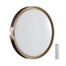SONEX 47022; 7667/EL COLOR SN 132 Светильник пластик / черный / золотой LED 70Вт 3000-6000К D505 IP43 пульт ДУ FAVEMO BLACK