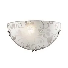 SONEX 33382; 008 GLASSI SN 231 Бра стекло / белое E27 1*100Вт 300х160 VUALE