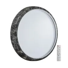 SONEX 47005; 7639/EL COLOR SN 137 Светильник пластик / черный мрамор LED 70Вт 3000-6000K D510 IP43 пульт ДУ MRAMO BLACK