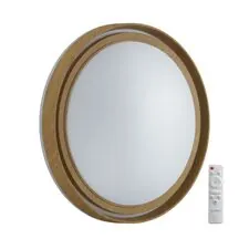 SONEX 47001; 7640/EL BASICA SN 169 Светильник пластик / коричневый под дер LED 70Вт 3000-6000K D490 IP43 пульт ДУ RUX WOOD