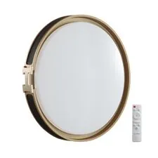 SONEX 47022; 7667/EL COLOR SN 132 Светильник пластик / черный / золотой LED 70Вт 3000-6000К D505 IP43 пульт ДУ FAVEMO BLACK