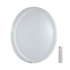 SONEX 47033; 7643/EL COLOR SN 146 Светильник пластик / белый / прозрачный LED 70Вт 3000-6000К D505 IP43 пульт ДУ DEPAX