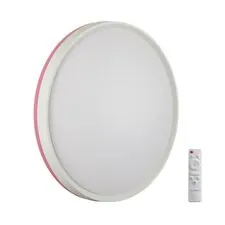 SONEX 1018938; 7708/EL COLOR SN 154 Светильник пластик / розовый LED 70Вт 3000-6000К D500 IP43 пульт ДУ KEZO PINK