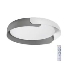 SONEX 1026714; 7707/60L AVRA LED SN 047 Светильник металл / пластик / белый / серый LED 60Вт 3000-6000K D580 IP20 пульт ДУ ANTARES