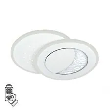 SONEX 1032221; 7740/60L MITRA LED SN 073 Светильник металл / акрил / белый LED 60Вт 3000-6000К 400x290 IP20 пульт ДУ STARS