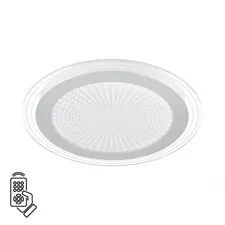 SONEX 1032220; 7739/80L MITRA LED SN 071 Светильник металл / акрил / белый / серебряный / прозрачный LED 80Вт 3000-6000К D480 IP20 пульт ДУ PROMISE