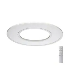 SONEX 1027597; 7718/52L MITRA LED SN 58 Светильник металл / акрил / белый LED 52Вт 3000-6500К D590 IP20 пульт ДУ ALTAIR
