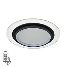 SONEX 1032106; 7732/80L MITRA LED SN 078 Светильник металл / акрил / белый / прозрачный / черный LED 80Вт 3000-6000К D480 IP20 пульт ДУ SUNNY