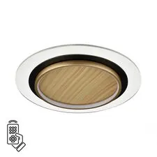 SONEX 1032099; 7731/80L MITRA LED SN 078 Светильник металл / акрил / белый / под дерево / прозрачный / черный LED 80Вт 3000-6000К D480 IP20 пульт ДУ SUNNY