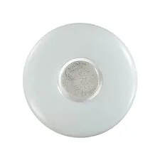 SONEX 40441; 2074/DL PALE SN 069 Светильник пластик / белый / хром / прозрачный LED 48Вт 3000-6300K D410 IP43 пульт ДУ LAZANA