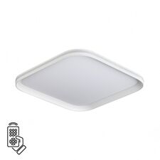 SONEX 48342; 7750/72L MITRA LED SN 102 Светильник металл / PMMA / белый LED 72Вт 3000-6000К 396х396 IP20 пульт ДУ BETA