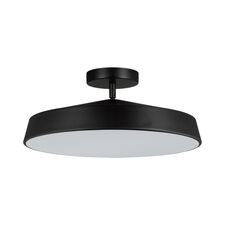 SONEX 46626; 7656/48L MITRA LED SN 083 Светильник пластик / белый / черный LED 48Вт 4000K D400 IP20 MIRA BLACK