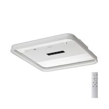 SONEX 46644; 7664/110LS MITRA LED SN 62 Светильник пластик / белый LED 110Вт 3000-4000-6000K 480х480 IP20 пульт ДУ SOLAR