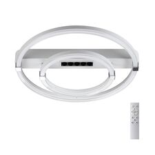 SONEX 46645; 7665/55LR MITRA LED SN 64 Светильник пластик / белый LED 55Вт 3000-4000-6000K 545х505 IP20 пульт ДУ TRECKY