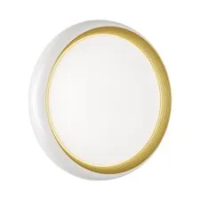 SONEX 46898; 7650/DL PALE SN 141 Светильник пластик / белый / золотой LED 48Вт 4000К D380 IP43 TOFIQ WHITE
