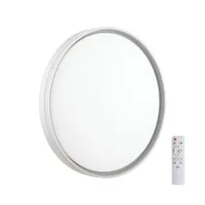 SONEX 45998; 7631/EL PALE SN 160 Светильник пластик / светло-серый LED 72Вт 3000-6300K D490 IP43 пульт ДУ SAVI
