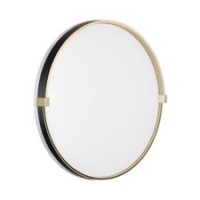 SONEX 46890; 7647/DL PALE SN 189 Светильник пластик / белый / черный / золотой LED 48Вт 4000К D390 IP43 OLIDI BLACK