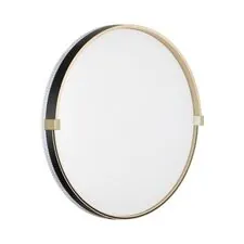 SONEX 46890; 7647/DL PALE SN 189 Светильник пластик / белый / черный / золотой LED 48Вт 4000К D390 IP43 OLIDI BLACK