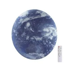 SONEX 44935; 3085/EL PALE SN 70 Светильник пластик / белый / синий LED 72Вт 3000-6300K D480 IP43 пульт ДУ SPACE