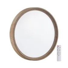 SONEX 45962; 7603/DL PALE SN 175 Светильник пластик / светло коричневый под дер LED 48Вт 3000-6300K D400 IP43 пульт ДУ WOODI