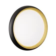 SONEX 46900; 7651/DL PALE SN 141 Светильник пластик / черный / золотой LED 48Вт 4000К D380 IP43 TOFIQ BLACK