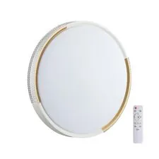 SONEX 45984; 7612/DL PALE SN 184 Светильник пластик / белый / золотистый LED 48Вт 3000-6300K D400 IP43 пульт ДУ VELIO