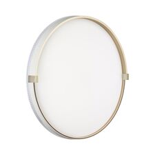 SONEX 46887; 7646/DL PALE SN 189 Светильник пластик / белый / золотой LED 48Вт 4000К D390 IP43 OLIDI WHITE
