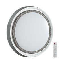 SONEX 47035; 7644/EL PALE SN 186 Светильник пластик / белый / серый LED 70Вт 3000-6000К D520 IP43 пульт ДУ RAHIG