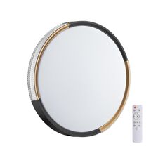 SONEX 45987; 7629/EL PALE SN 184 Светильник пластик / черный / золотистый LED 72Вт 3000-6300K D490 IP43 пульт ДУ VELIO