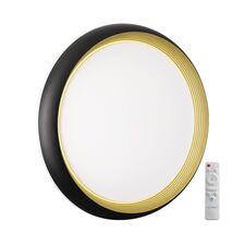 SONEX 46901; 7651/EL PALE SN 141 Светильник пластик / черный / золотой LED 70Вт 3000-6000К D480 IP43 пульт ДУ TOFIQ BLACK
