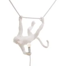 Seletti 00126426; 14875 Подвесной светильник The Monkey Lamp Swing White