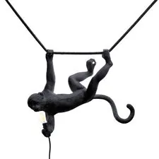 Seletti 00126129; 14916 Подвесной светильник The Monkey Lamp Swing Black