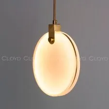 Cloyd 11164 Подвесной светильник BOSFOR - A P1 диаметр - 25 см, алебастр латунь