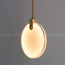 Cloyd 11163 Подвесной светильник BOSFOR - A P1 диаметр - 20 см, алебастр латунь