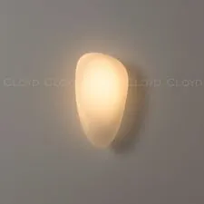 Cloyd 20359 Бра GEROLL W1 ширина - 18 см, латунь белое стекло