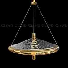 Cloyd 11250 Подвесной светильник FANTOM P1 диаметр - 32 см, прозрачный золото