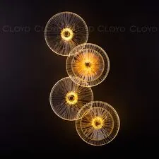 Cloyd 20160 Бра HELION - A W4 высота - 62 см, латунь