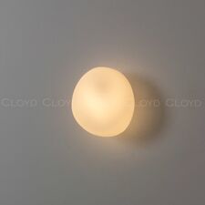 Cloyd 20361 Бра GEROLL W1 ширина - 22 см, латунь белое стекло
